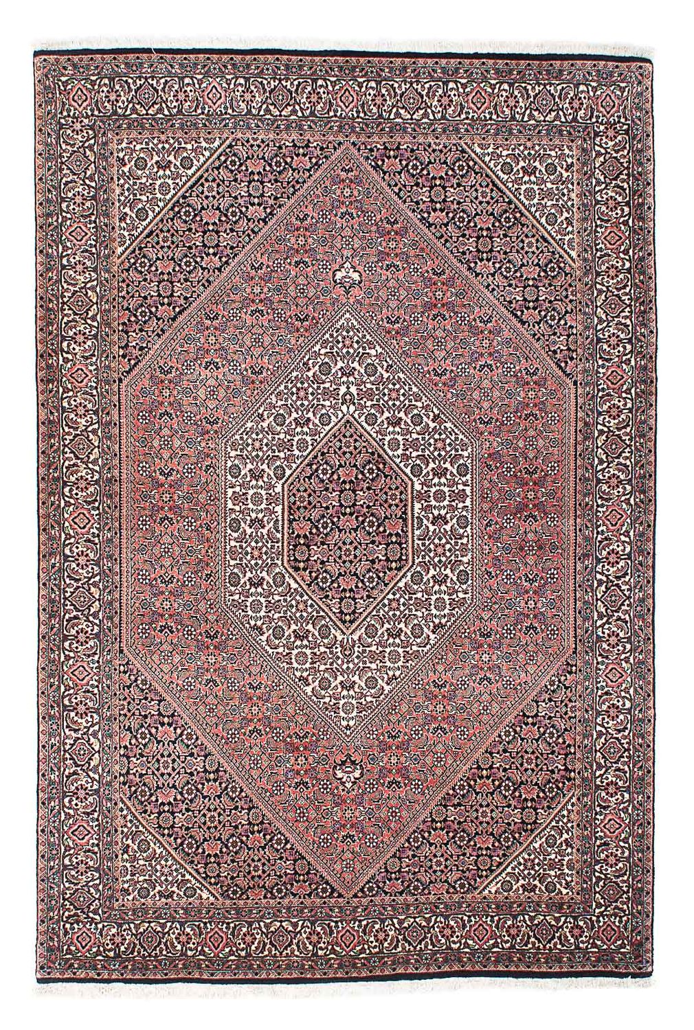 Perzisch tapijt - Bijar - 208 x 138 cm - licht rood