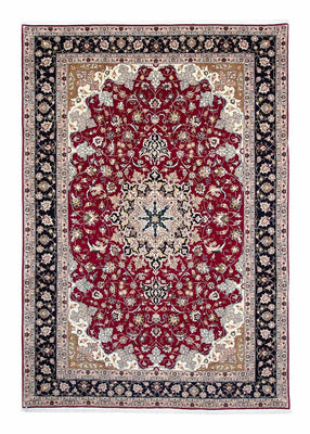Perzisch tapijt - Tabriz - Royal - 302 x 206 cm - donkerrood