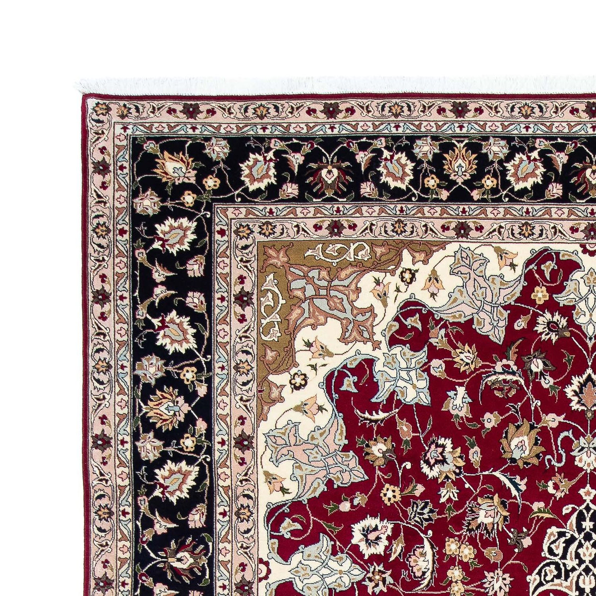 Perzisch tapijt - Tabriz - Royal - 302 x 206 cm - donkerrood