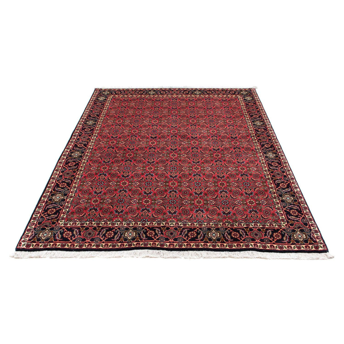 Perzisch tapijt - Bijar - 206 x 140 cm - rood