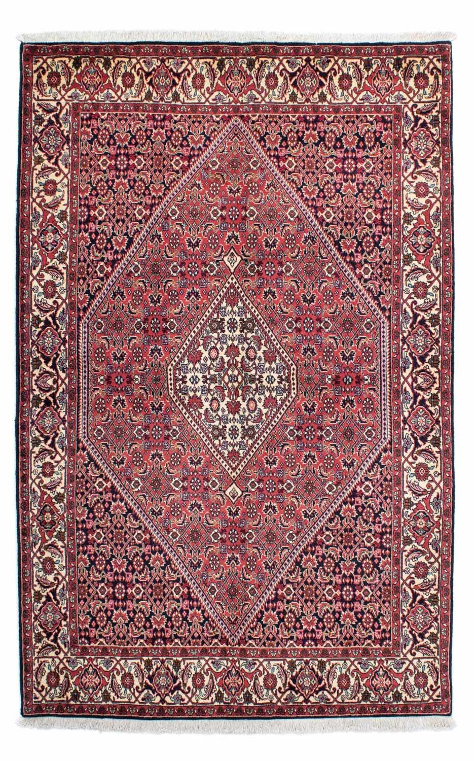 Perzisch tapijt - Bijar - 230 x 141 cm - rood