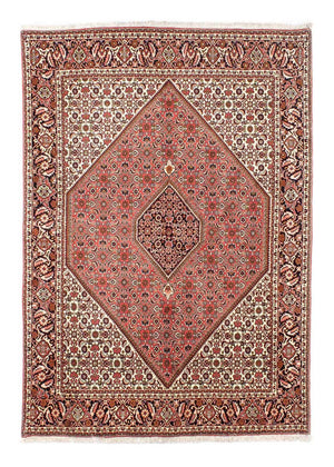 Perzisch tapijt - Bijar - 237 x 176 cm - licht rood