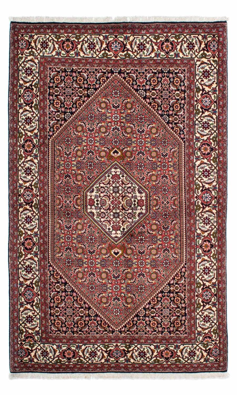 Perzisch tapijt - Bijar - 220 x 136 cm - rood