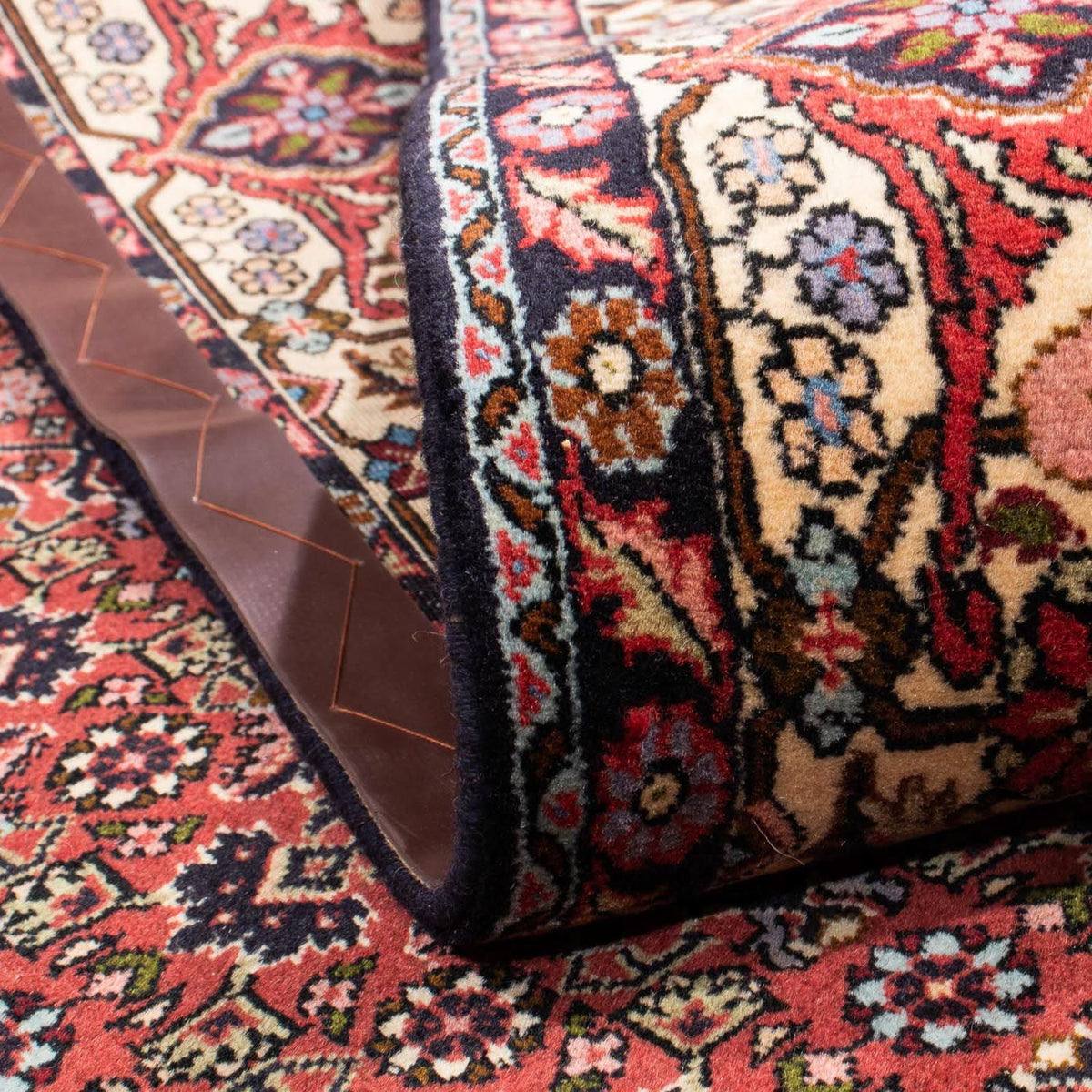 Perzisch tapijt - Bijar - 298 x 198 cm - donkerrood