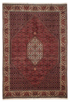 Perzisch tapijt - Bijar - 282 x 204 cm - donkerrood