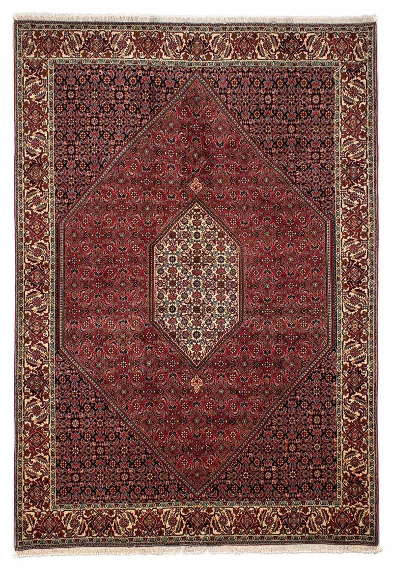 Perzisch tapijt - Bijar - 282 x 204 cm - donkerrood