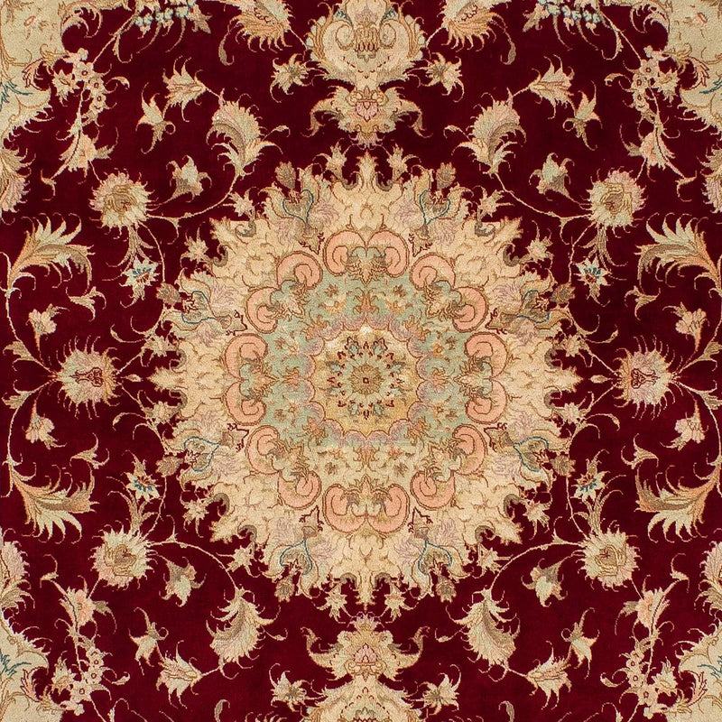 Perzisch tapijt - Tabriz - Royal - 200 x 153 cm - donkerrood