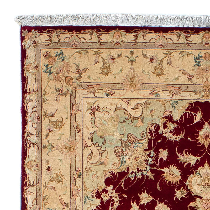 Perzisch tapijt - Tabriz - Royal - 200 x 153 cm - donkerrood