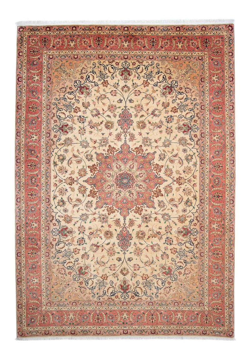 Perzisch tapijt - Tabriz - Royal - 297 x 202 cm - lichtbruin