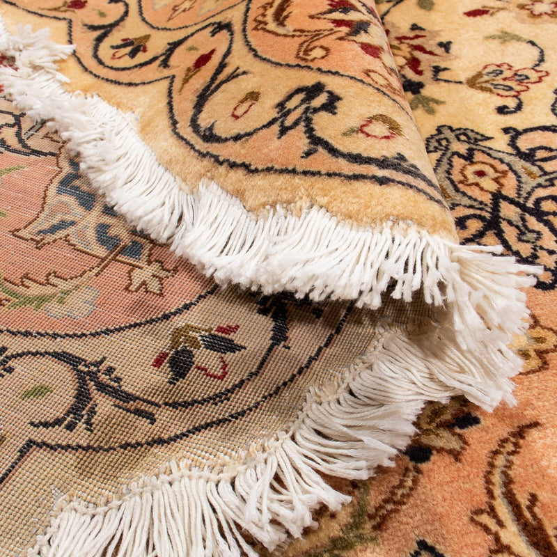 Perzisch tapijt - Tabriz - Royal rond  - 195 x 195 cm - beige