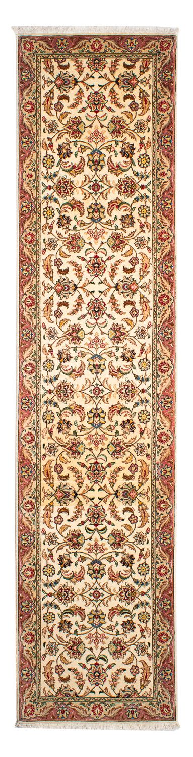 Loper Perzisch tapijt - Tabriz - Royal - 299 x 68 cm - beige