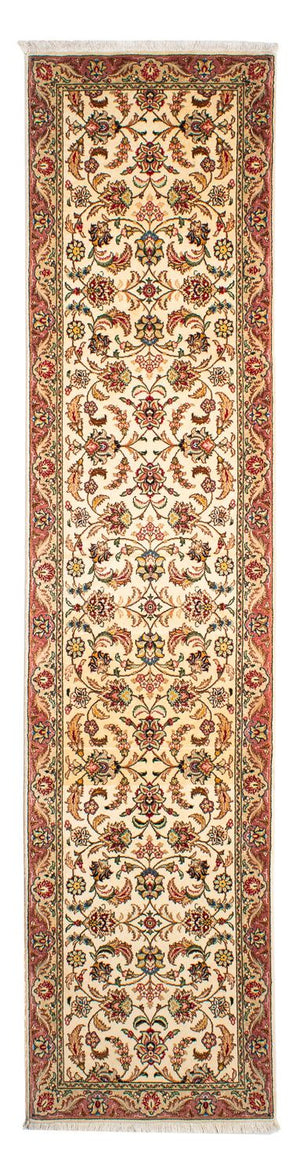 Loper Perzisch tapijt - Tabriz - Royal - 299 x 68 cm - beige