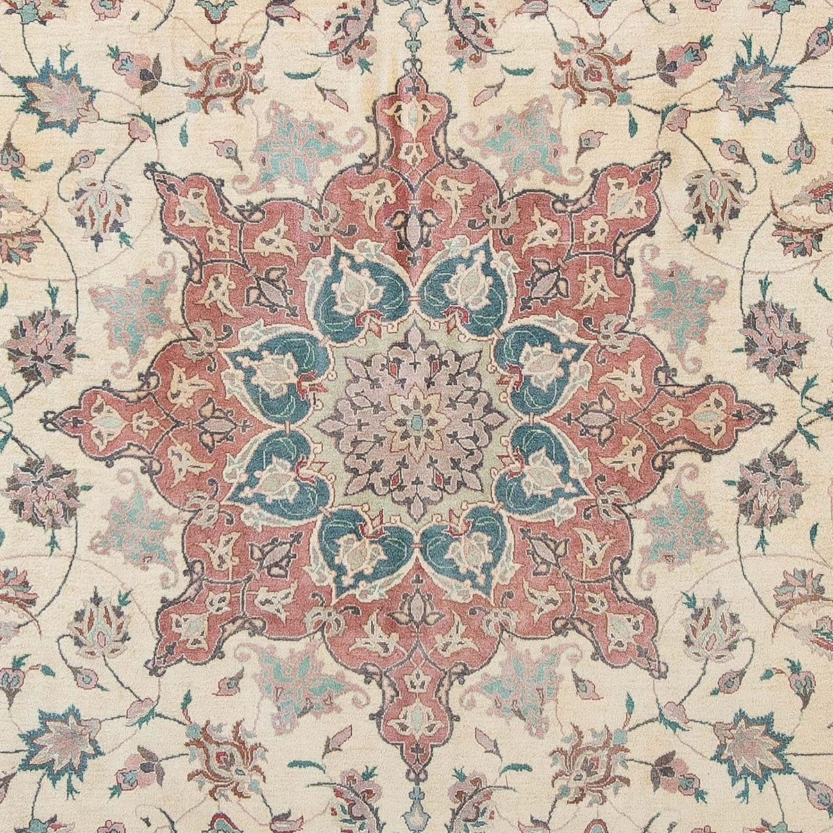 Perzisch tapijt - Tabriz - Royal - 300 x 200 cm - beige