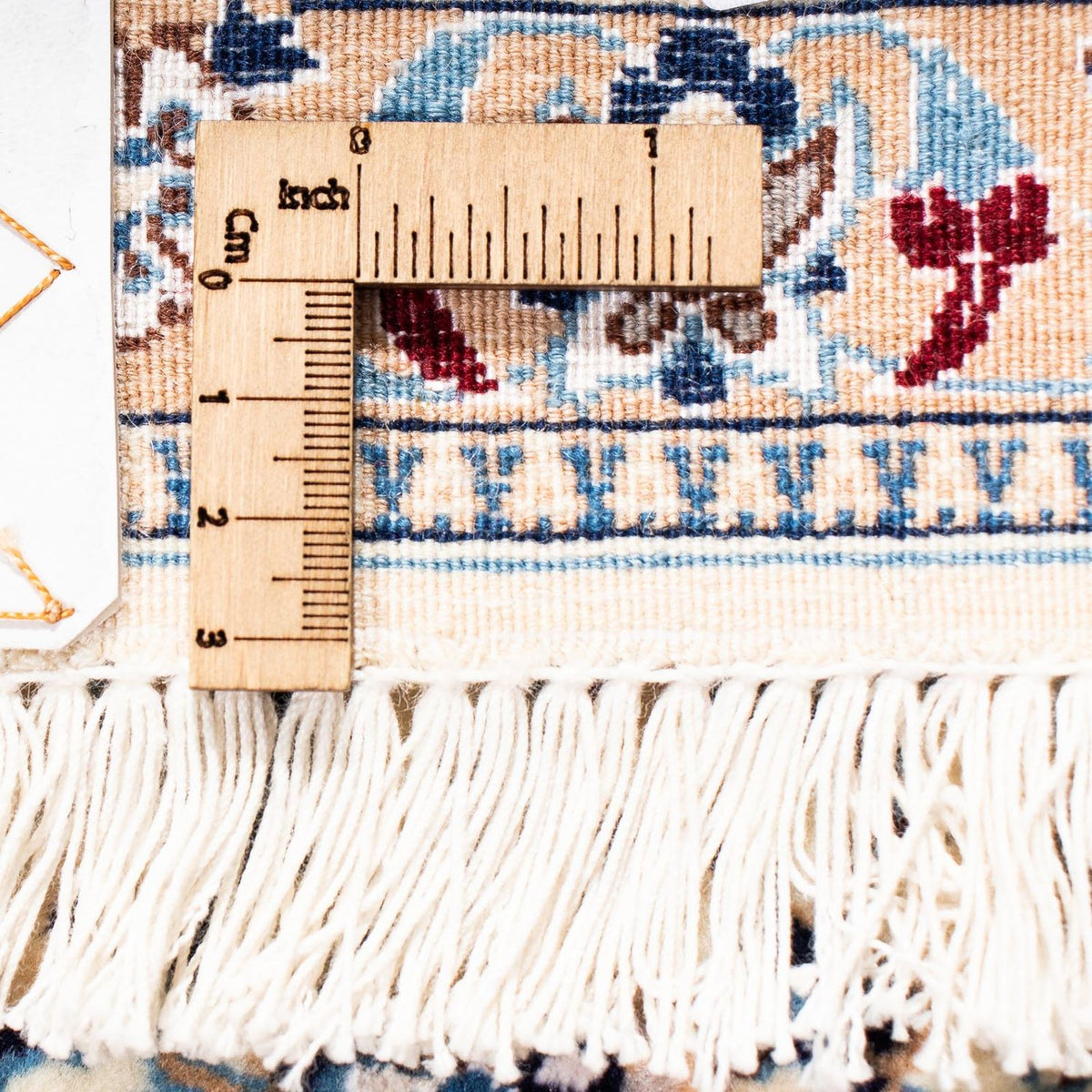 Perzisch tapijt - Nain - Premium - 194 x 128 cm - beige