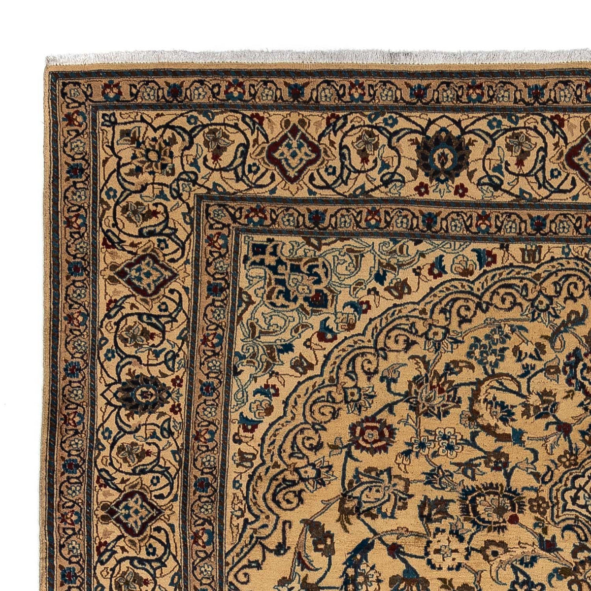 Perzisch tapijt - Nain - Koninklijk - 340 x 240 cm - donker beige