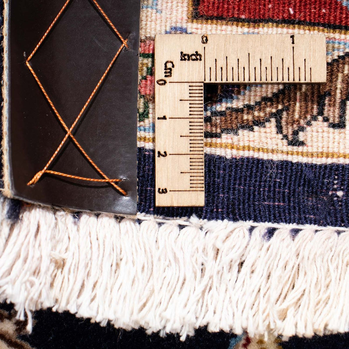 Perzisch tapijt - Ghom - 198 x 142 cm - donkerblauw