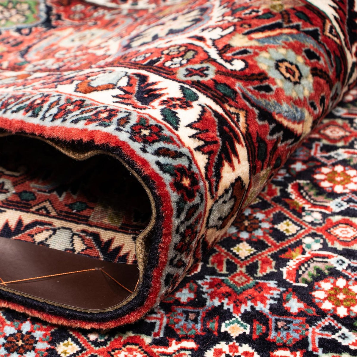 Perzisch tapijt - Bijar - 248 x 205 cm - donkerrood