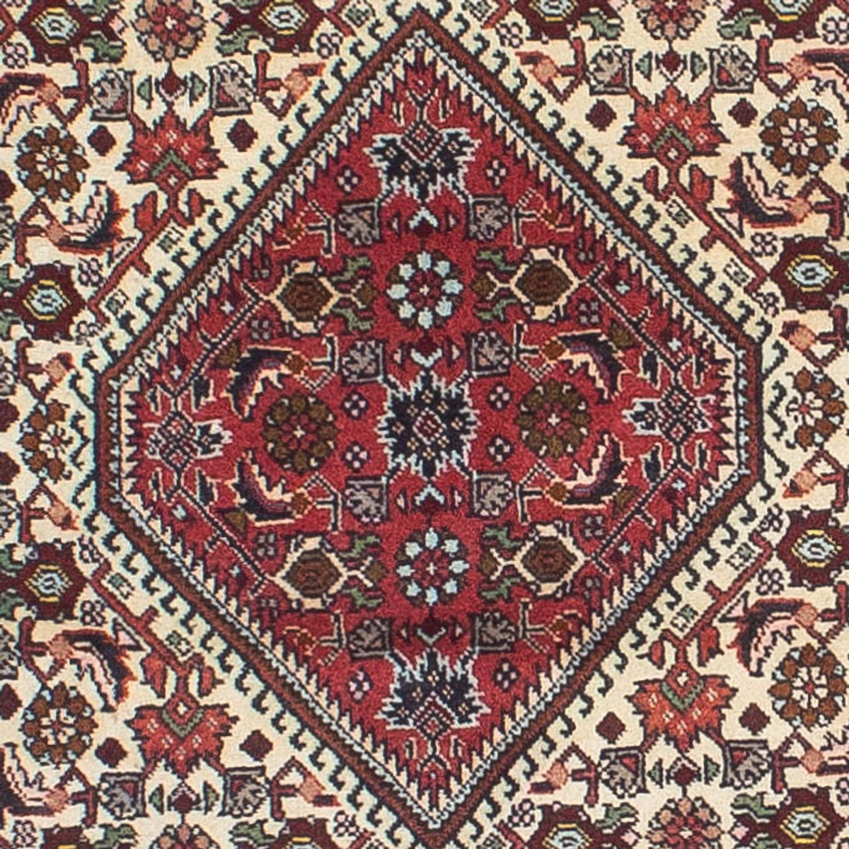 Loper Perzisch tapijt - Bijar - 300 x 83 cm - veelkleurig