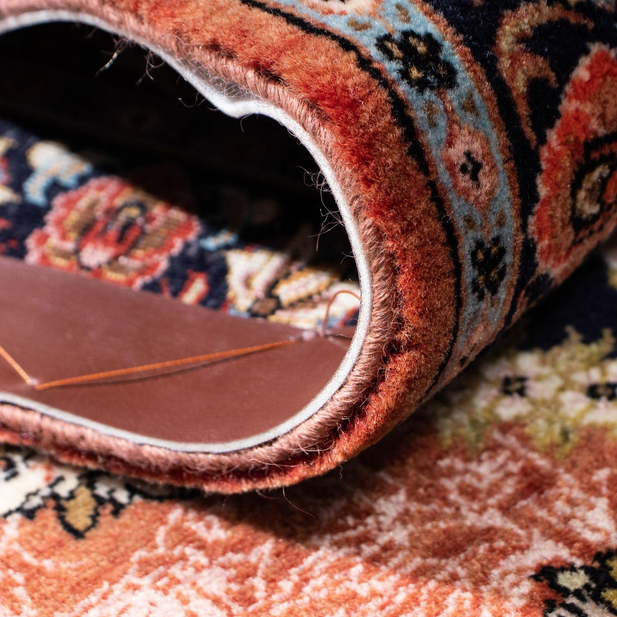 Loper Perzisch tapijt - Ghom - 192 x 68 cm - roest