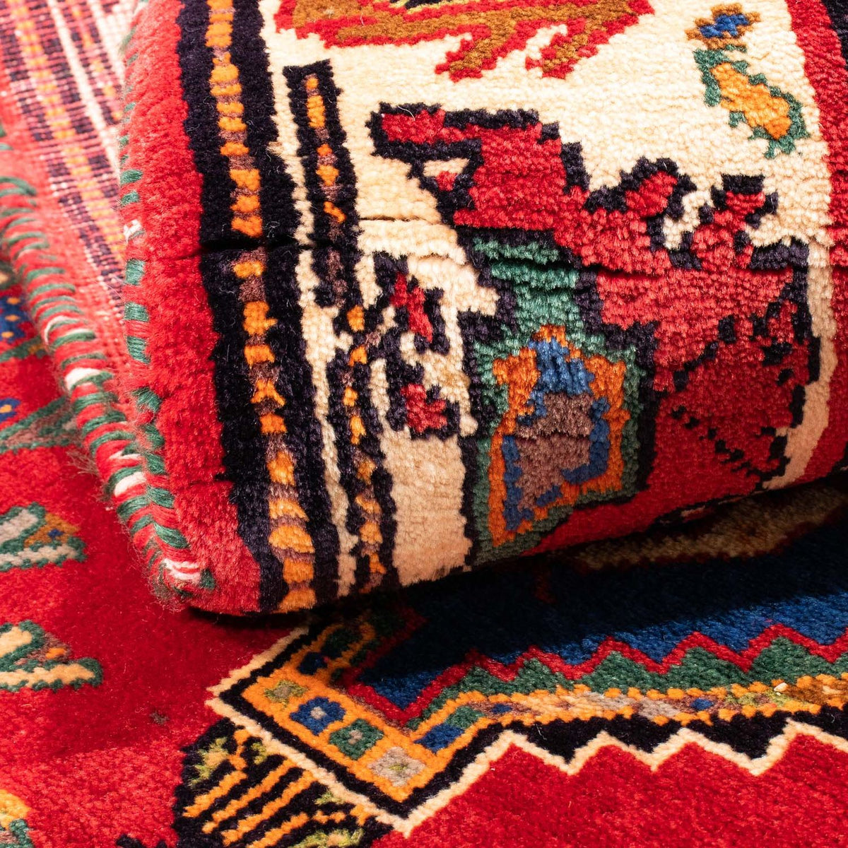 Perzisch Tapijt - Nomadisch - 165 x 112 cm - rood