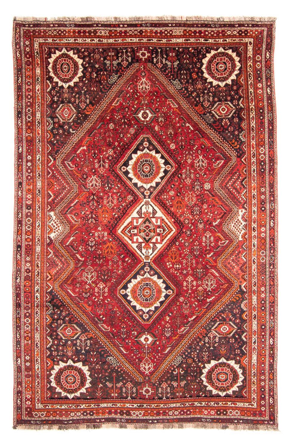Perzisch Tapijt - Nomadisch - 328 x 215 cm - donkerrood