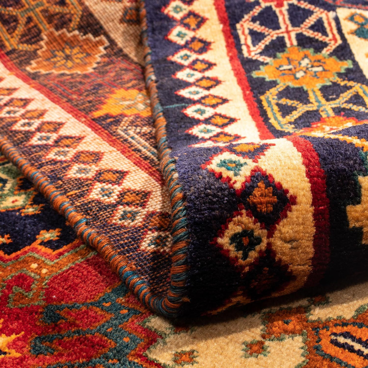 Perzisch Tapijt - Nomadisch - 280 x 202 cm - donkerrood