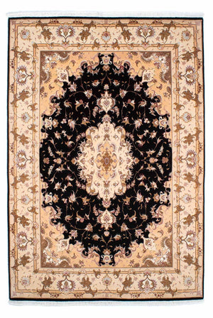 Perzisch tapijt - Tabriz - Royal - 242 x 163 cm - donkerblauw