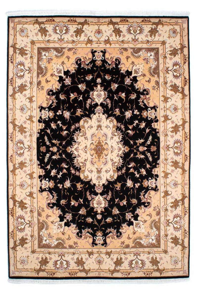 Perzisch tapijt - Tabriz - Royal - 242 x 163 cm - donkerblauw