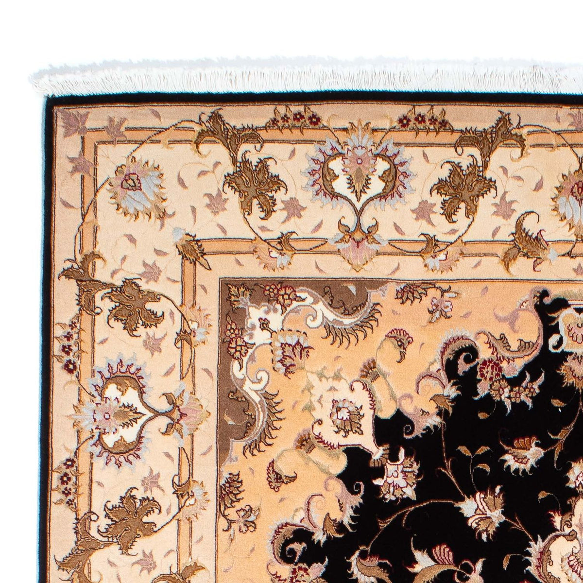 Perzisch tapijt - Tabriz - Royal - 242 x 163 cm - donkerblauw