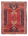 Qashqai Tapijt 107x135cm - Perzisch tapijt - Rechthoekig / Donkerrood / 107 x 135 cm Rechthoekig