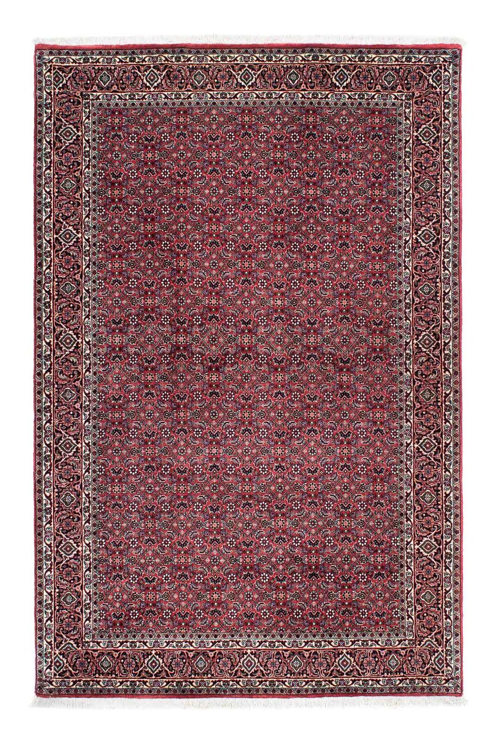Perzisch tapijt - Bijar - 200 x 133 cm - licht rood