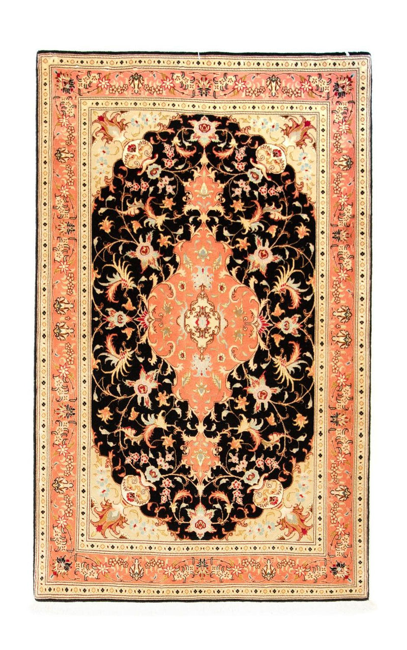 Perzisch tapijt - Tabriz - Royal - 161 x 101 cm - zwart