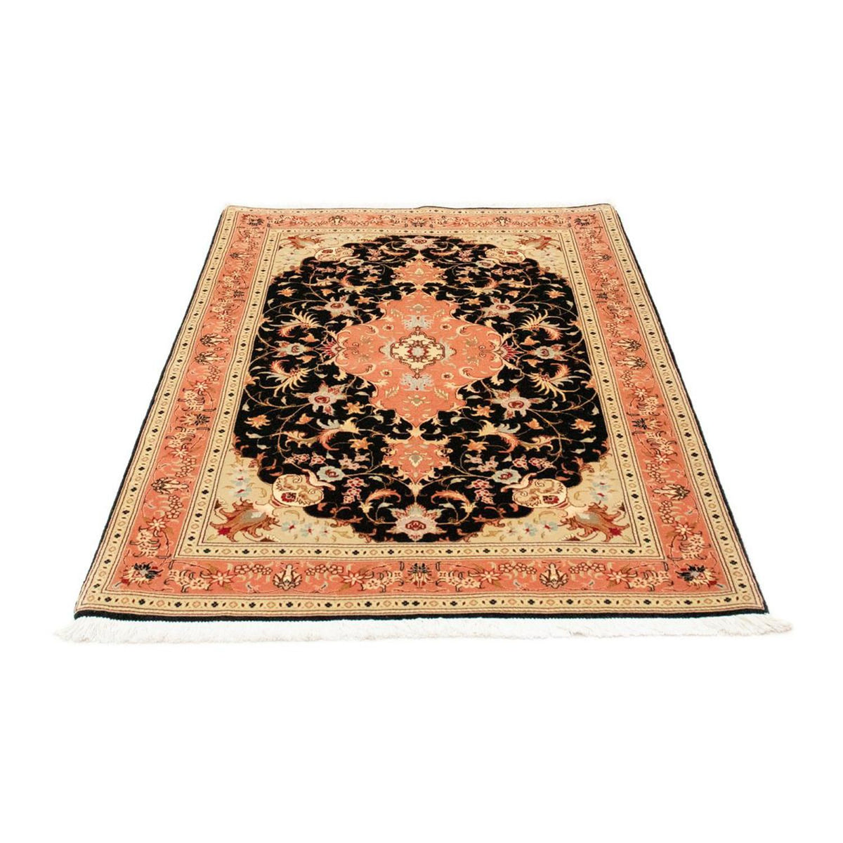 Perzisch tapijt - Tabriz - Royal - 161 x 101 cm - zwart