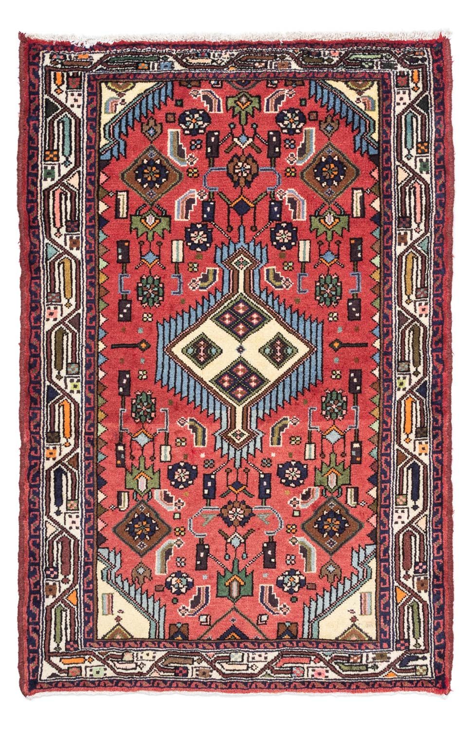 Perzisch Tapijt - Nomadisch - 126 x 83 cm - rood