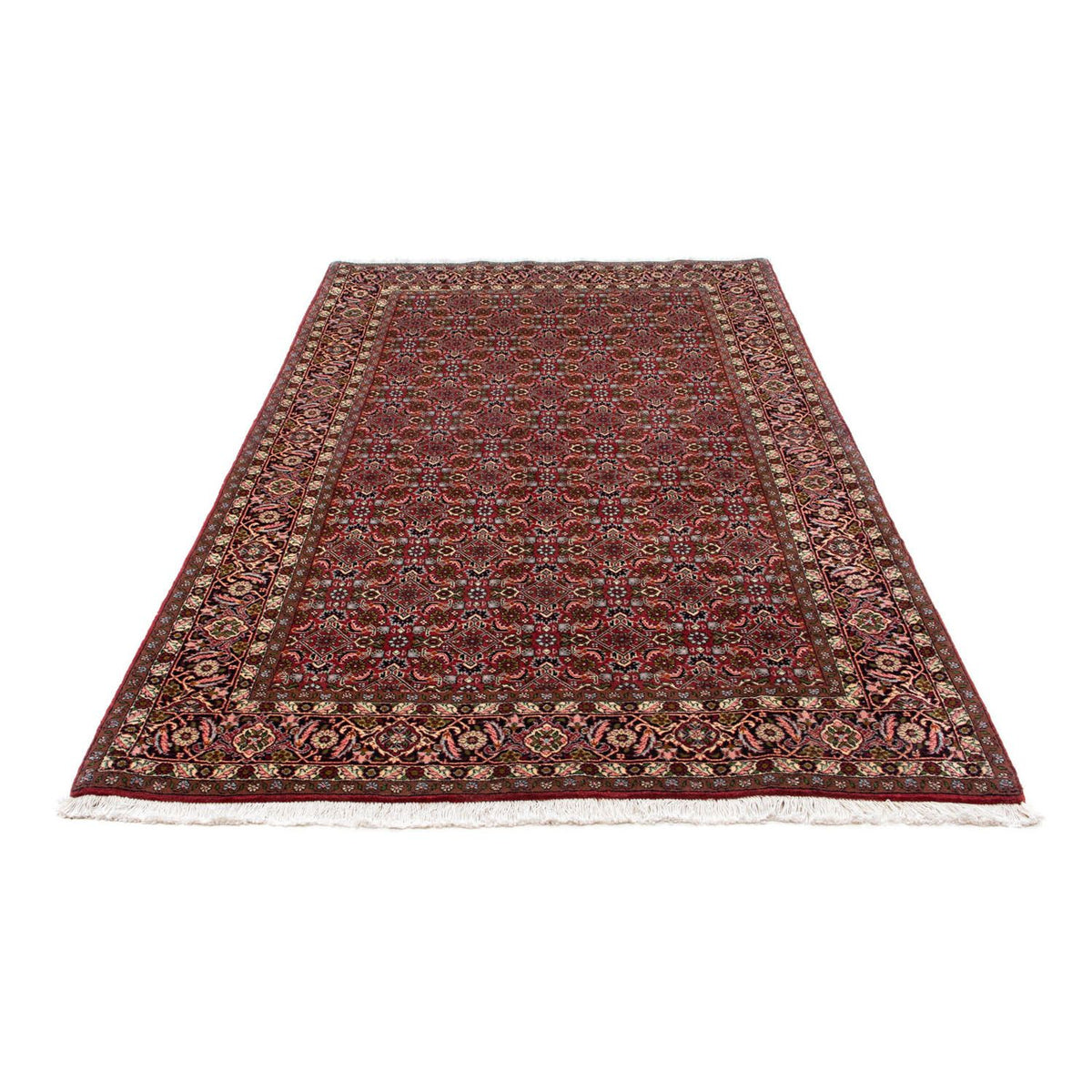 Perzisch tapijt - Bijar - 231 x 138 cm - donkerblauw