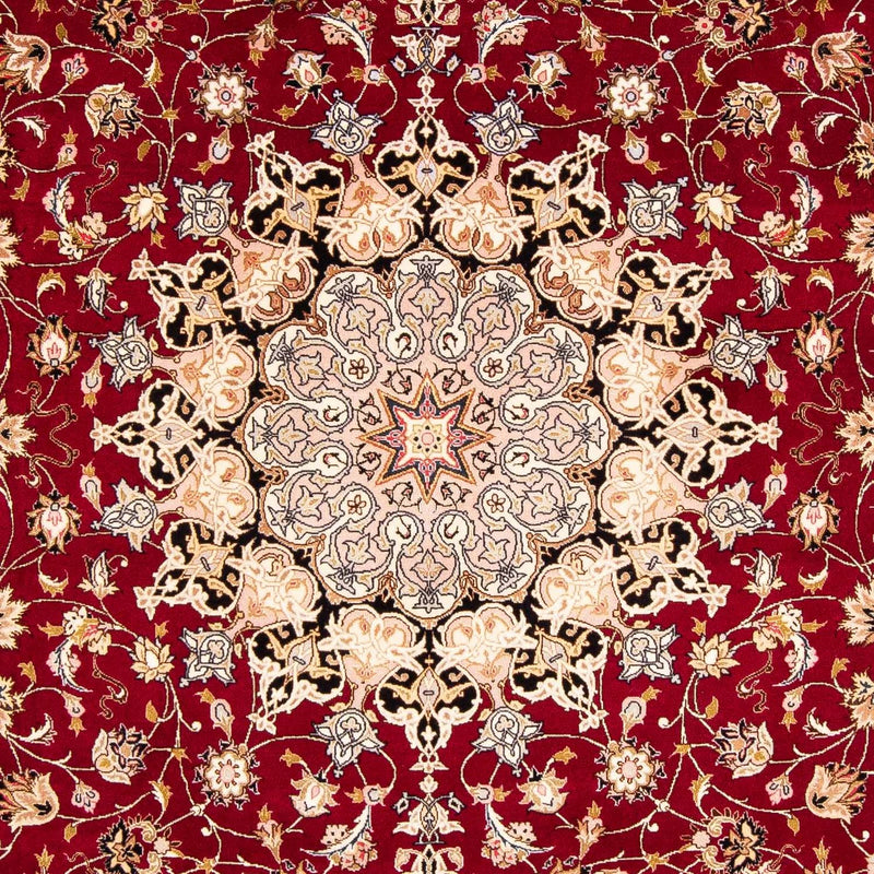 Perzisch tapijt - Tabriz - Royal - 303 x 202 cm - donkerrood