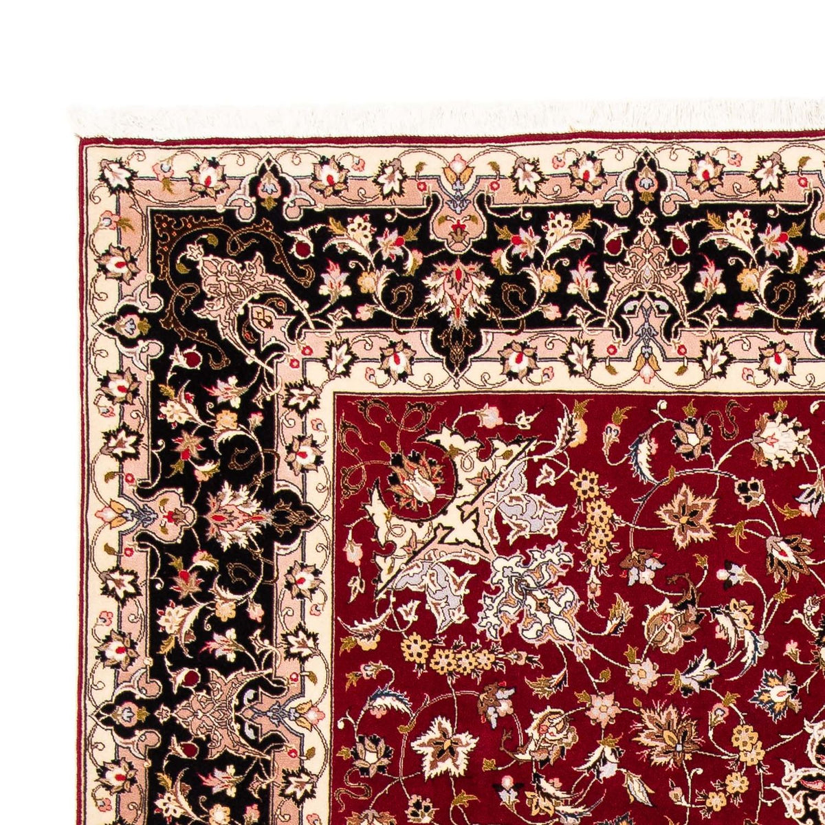 Perzisch tapijt - Tabriz - Royal - 303 x 202 cm - donkerrood