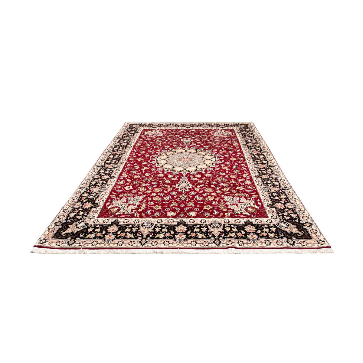 Perzisch tapijt - Tabriz - Royal - 303 x 202 cm - donkerrood