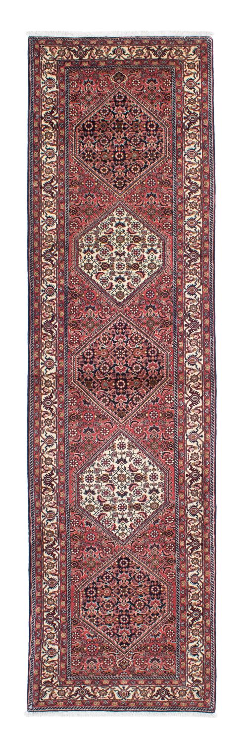 Loper Perzisch tapijt - Bijar - 313 x 83 cm - licht rood