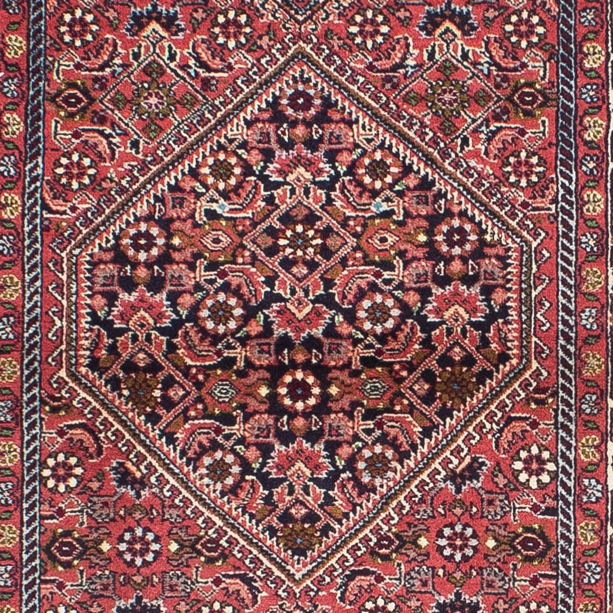 Loper Perzisch tapijt - Bijar - 313 x 83 cm - licht rood