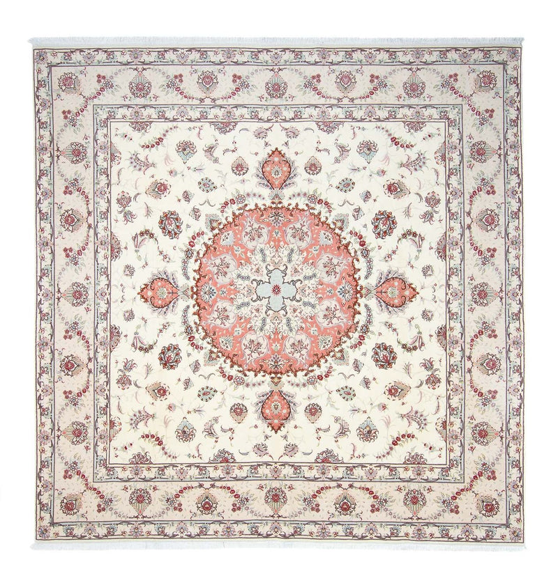 Perzisch tapijt - Tabriz - Royal vierkant  - 309 x 295 cm - beige