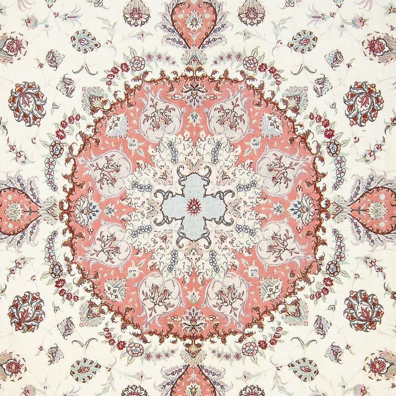 Perzisch tapijt - Tabriz - Royal vierkant  - 309 x 295 cm - beige