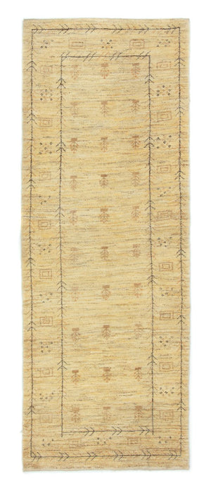 Loper Gabbeh tapijt - Perzisch - 236 x 85 cm - beige