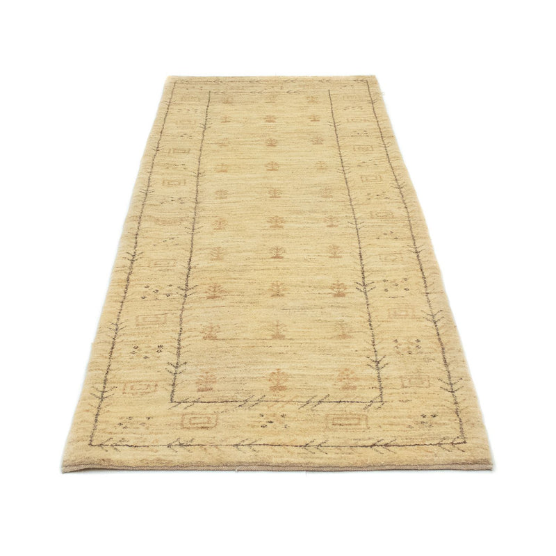 Loper Gabbeh tapijt - Perzisch - 236 x 85 cm - beige
