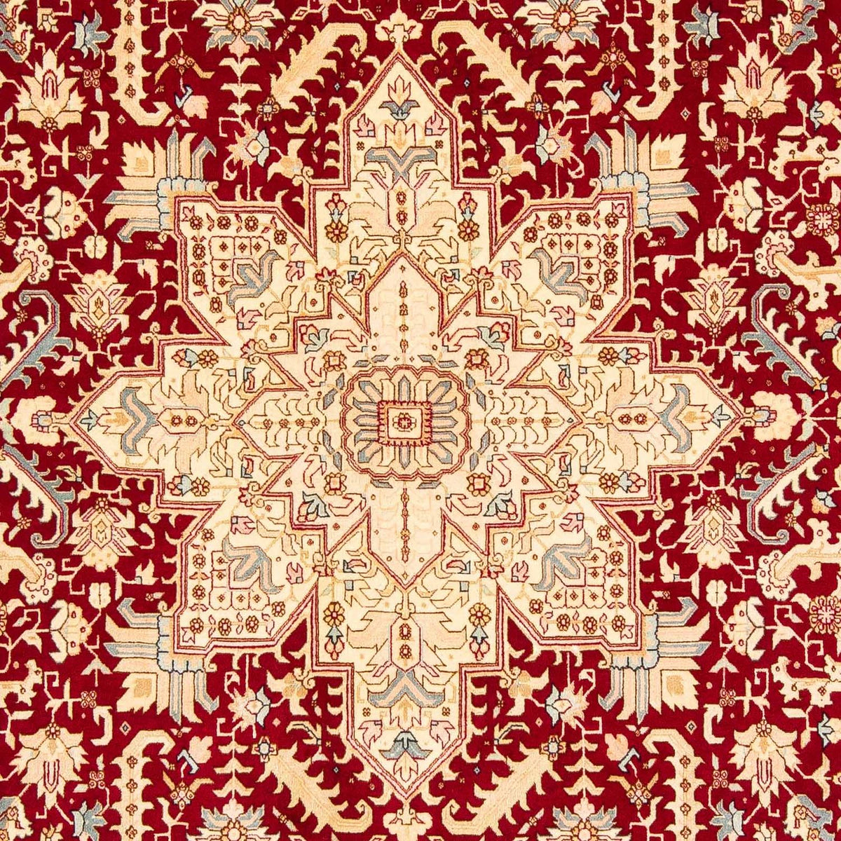 Perzisch tapijt - Tabriz - Royal - 300 x 200 cm - donkerrood