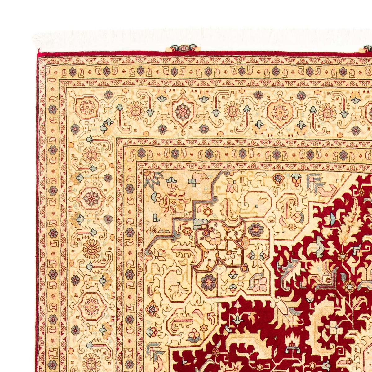 Perzisch tapijt - Tabriz - Royal - 300 x 200 cm - donkerrood