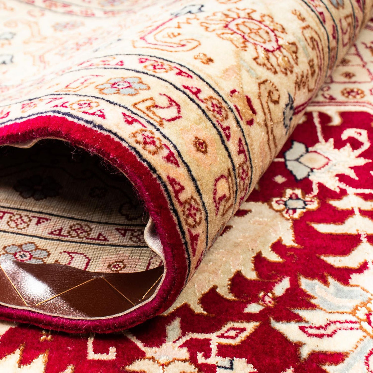 Perzisch tapijt - Tabriz - Royal - 300 x 200 cm - donkerrood