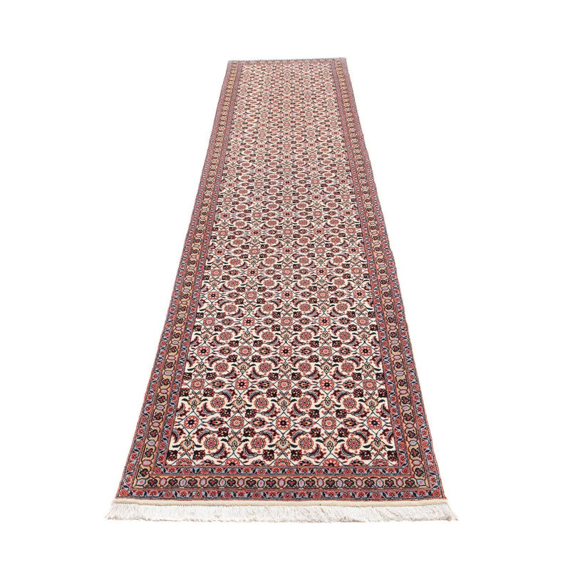 Loper Perzisch tapijt - Tabriz - 392 x 73 cm - veelkleurig
