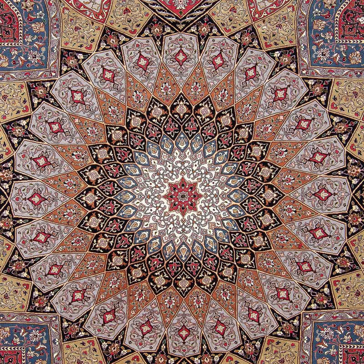 Perzisch tapijt - Tabriz - Royal - 303 x 254 cm - veelkleurig