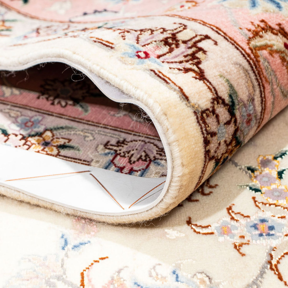 Perzisch tapijt - Tabriz - Royal - 210 x 150 cm - beige